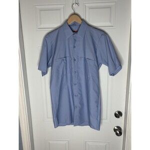 Red Kap SP24 Mens Industrial Work Shirt, Regular Fit, Short Sleeve